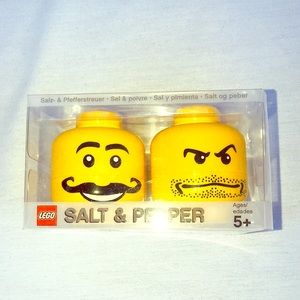 Vintage  LEGO’s Yellow Face Salt & Pepper Shaker